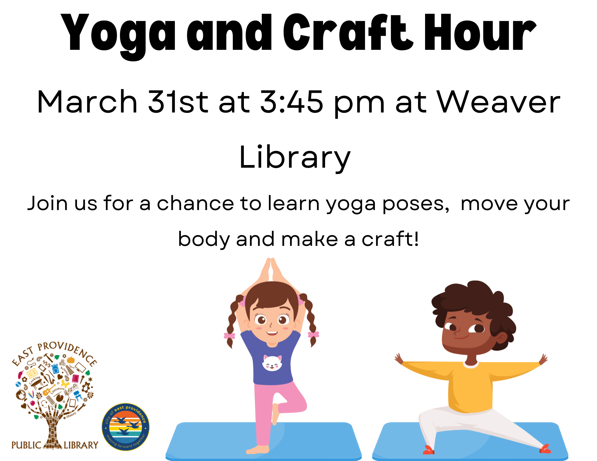 Yoga hour flyer